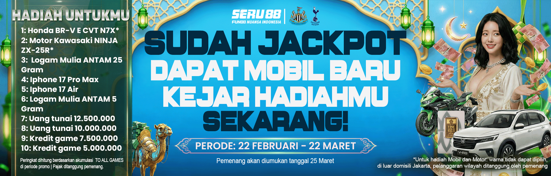 BONUS PANJAT TURNOVER