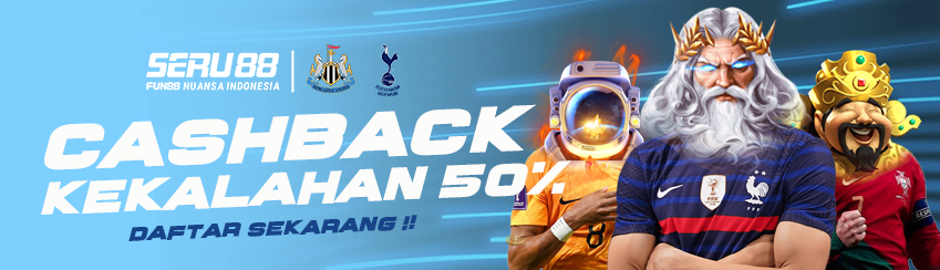 BONUS NEW MEMBER CASHBACK 50%